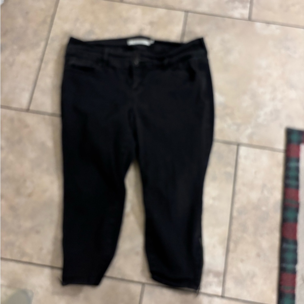 Black Cropped Pants 18XS